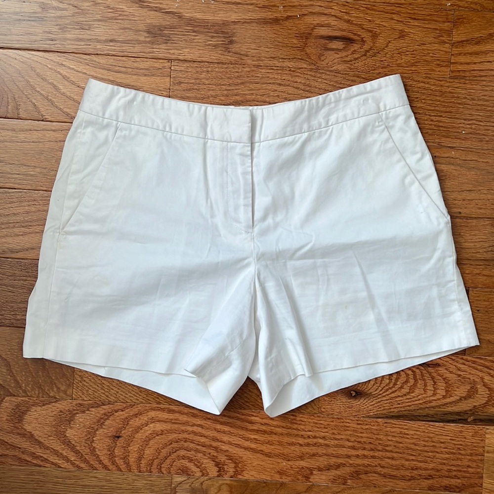 Theory white shorts